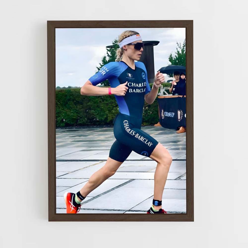 Poster The Blue Runner – affiche Athlétisme (vue 5)